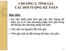 Bài giảng môn Nguyên lý kế toán - Chương 3: Tính giá các đối tượng kế toán
