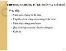 Bài giảng môn Nguyên lý kế toán - Chương 2: Chứng từ kế toán và kiểm kê