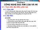 Bài giảng Cơ khí đại cương: Chương 4 - PGS.TS. Nguyễn Tiến Dương