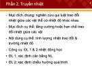 Bài giảng Nhiệt động học: Chương 7 - Nguyễn Thế Lương