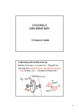 Bài giảng Nguyên lý máy: Chương 5 - TS. Phạm Huy Hoàng