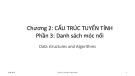 Bài giảng Cấu trúc dữ liệu và giải thuật: Chương 2.3 - TS. Nguyễn Thị Kim Thoa