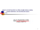 Bài giảng Cơ sở nguồn và công nghệ năng lượng: Chương 8 - PGS. TS. Phạm Hoàng Lương