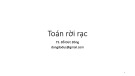 Bài giảng Toán rời rạc: Mô hình tính toán - TS. Đỗ Đức Đông