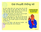 Bài giảng Thống kê kinh doanh và kinh tế - Chương 5: Giả thuyết thống kê