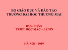 Bài giảng Triết học Mác-Lênin: Chương 3 - PGS. TS Phương Kỳ Sơn