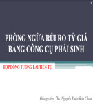 Bài giảng Tài chính quốc tế: Chương 3.2 - ThS. Nguyễn Xuân Bảo Châu