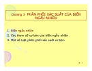 Bài giảng Thống kê kinh doanh và kinh tế - Chương 3: Phân phối xác suất của biến ngẫu nhiên