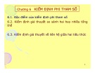 Bài giảng Thống kê kinh doanh và kinh tế - Chương 6: Kiểm định phi tham số