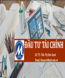 Bài giảng Đầu tư tài chính: Chương 2 - TS. Trần Thị Kim Oanh