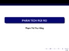 Bài giảng Thẩm định dự án đầu tư: Phân tích rủi ro - Phạm Thị Thu Hồng