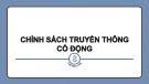 Bài giảng môn Marketing căn bản - Chương 8: Chính sách truyền thông cổ động