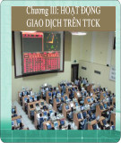 Bài giảng Thị trường chứng khoán: Chương 3 - Lê Đức Tố