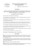 Quyết định số 20/QĐ-QLD
