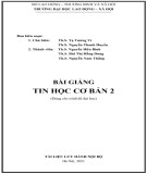 Bài giảng Tin học cơ bản 2: Phần 1 - ThS. Tạ Tường Vi