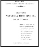 Giáo trình Nguyên lý thẩm định giá Phần 2: TS. Nguyễn Thanh Nhã (Chuẩn nhất)
