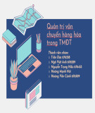Bài thuyết trình: Quản trị vận chuyển hàng hóa trong thương mại điện tử