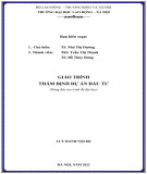 Giáo trình Thẩm định dự án đầu tư: Phần 1 - TS. Mai Thị Hường