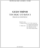 Giáo trình Tin học cơ bản 1: Phần 2 (Chuẩn Nhất)
