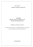 Giáo trình Mạng máy tính nâng cao (Ngành: Công nghệ thông tin - Cao đẳng liên thông) - Trường Cao đẳng Xây dựng số 1