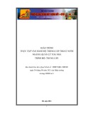 Giáo trình Thực tập vận hành hệ thống cấp thoát nước (Ngành Quản lý toà nhà - Trung cấp) - Trường Cao đẳng Xây dựng số 1 [Mới nhất]