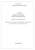 Giáo trình Mạng máy tính (Ngành: Công nghệ thông tin - Cao đẳng liên thông) - Trường Cao đẳng Xây dựng số 1