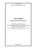Giáo trình Tiếng Anh chuyên ngành Công nghệ thông tin (Cao đẳng liên thông) - Trường Cao đẳng Xây dựng số 1