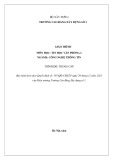 Giáo trình Tin học văn phòng 2 (Ngành: Công nghệ thông tin - Trung cấp) - Trường Cao đẳng Xây dựng số 1