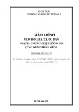 Giáo trình Excel cơ bản (Ngành: Công nghệ thông tin - Trung cấp) - Trường Cao đẳng Xây dựng số 1