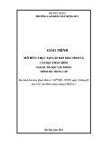 Giáo trình Thực tập lắp ráp máy tính và cài đặt phần mềm (Tin học văn phòng - Trung cấp) - Trường Cao đẳng Xây dựng số 1 [Mới nhất]