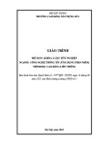 Giáo trình Khóa luận tốt nghiệp Công nghệ thông tin Cao đẳng liên thông - Trường Cao đẳng Xây dựng số 1