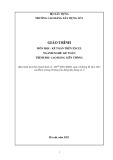 Giáo trình Kế toán Excel: Kinh nghiệm thực tế (Ngành Kế toán Cao đẳng liên thông) - Trường Cao đẳng Xây dựng số 1