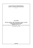 Giáo trình Thực hành khai và báo cáo thuế (Ngành: Kế toán doanh nghiệp - Trung cấp) - Trường Cao đẳng nghề Ninh Thuận