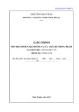 Giáo trình Bảo dưỡng và sửa chữa hệ thống phanh ô tô (Trung cấp) - Trường Cao đẳng nghề Ninh Thuận
