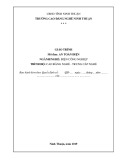 Giáo trình An toàn điện tốt nhất (Ngành Điện công nghiệp - Cao đẳng/Trung cấp) - Trường Cao đẳng nghề Ninh Thuận
