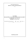 Giáo trình Bảo dưỡng và Sửa chữa Hệ thống Phun xăng điện tử (Ô tô Cao đẳng Ninh Thuận) Chuẩn nhất