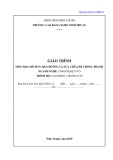 Giáo trình Bảo dưỡng và Sửa chữa Hệ thống Phanh Ô tô (Cao đẳng/Trung cấp) - Trường Cao đẳng nghề Ninh Thuận