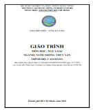 Giáo trình Ngư loại (Ngành: Nuôi trồng thủy sản - Trình độ: Cao đẳng) - Trường Cao đẳng Nông nghiệp Nam Bộ