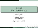 Bài giảng Phương pháp nghiên cứu khoa học: Chương 2 - Vũ Trọng Nghĩa