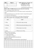 Đề thi học kì 1 môn Khoa học lớp 5 năm 2023-2024 - Trường Tiểu học Thị trấn Vôi số 2