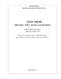 Giáo trình Thực hành làm mô hình Thiết kế đồ họa Trung cấp - Trường Cao đẳng Xây dựng số 1