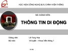 Bài giảng Thông tin di động: Chương 3 - Lê Tùng Hoa