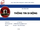 Bài giảng Thông tin di động: Chương 8 - Lê Tùng Hoa
