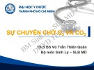 Bài giảng Sự chuyên chở O2 và CO2 - ThS. BS Vũ Trần Thiên Quân