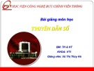 Bài giảng Truyền dẫn số: Chương 2 - Vũ Thị Thúy Hà