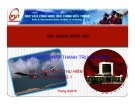 Bài giảng Kỹ thuật phát thanh truyền hình: Chương 1 - Nguyễn Thị Thu Hiền