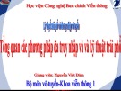 Bài giảng Lý thuyết trải phổ và đa truy nhập vô tuyến - Nguyễn Viết Đảm