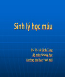 Bài giảng Sinh lý học máu - BS. TS. Lê  Đình Tùng