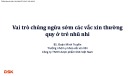 Vai trò chủng ngừa sớm các vắc xin thường quy ở trẻ nhũ nhi