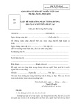 Giấy đề nghị công nhận tương đương đào tạo nghề thừa phát lại (Mẫu TP-TPL-03-sđ)